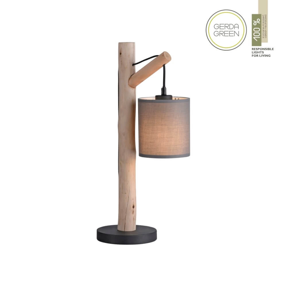 Landelijke tafellamp Green Tribu taupe Just Light 4043689995188