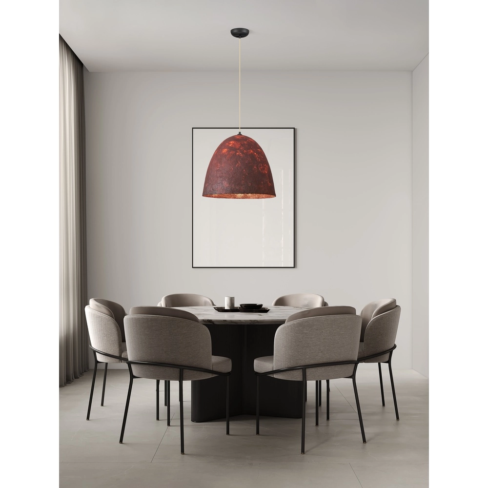 Hanglamp Solis rood Ø 50cm Lyora 5212017477859
