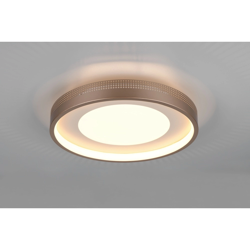 Moderne plafondlamp 
Solea mokka bruin Trio 4017807660975