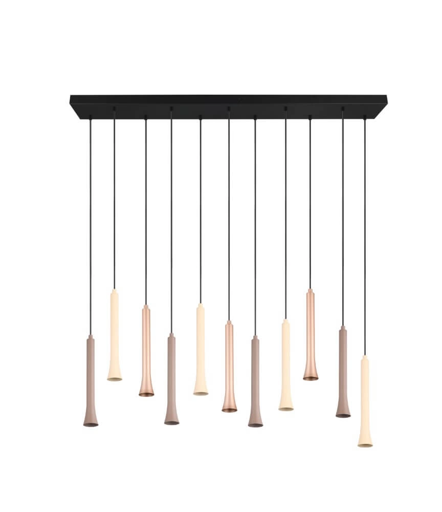 Multi pendel hanglamp Fiato 115x34cm Trio 4017807616705