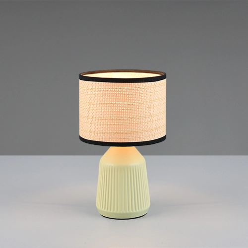 Tafellamp Formentera Ø 16cm groen Trio 4017807692068