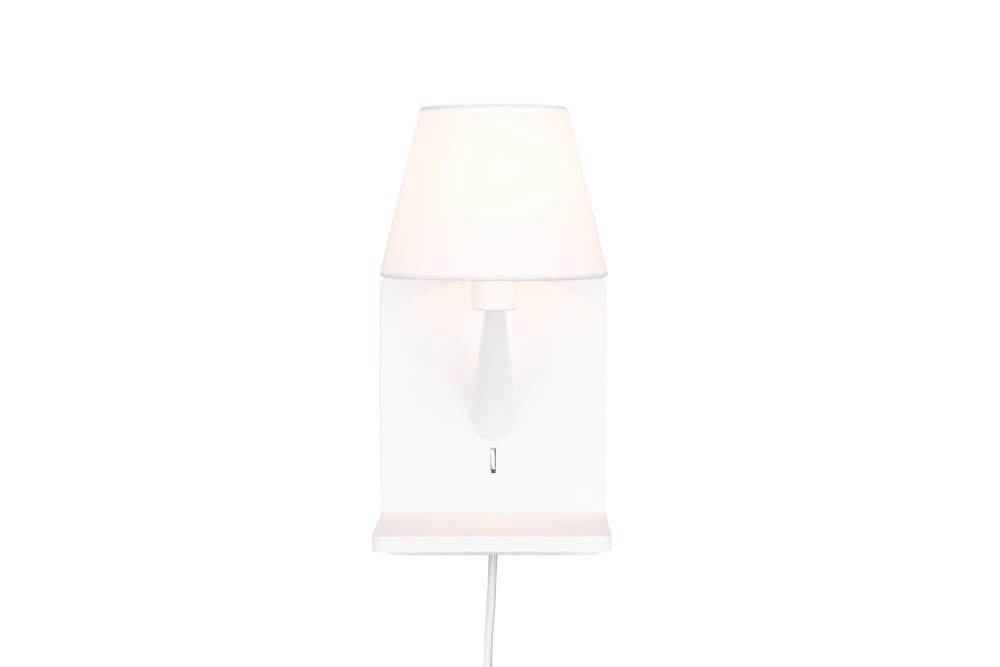 Strak nachtlampje Comfort wit - met usb Trio 4017807614756