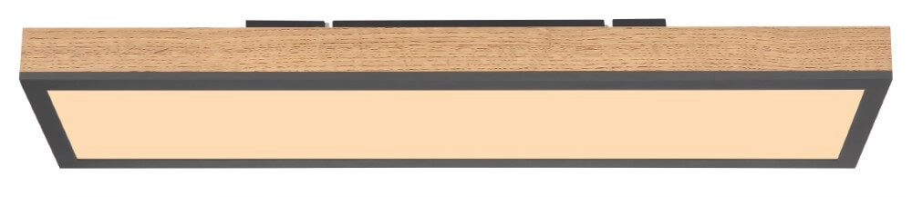 Houten led plafondlamp Doro 60x15cm Globo 9007371417780