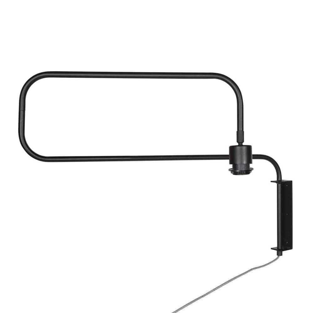Wandlamp Bloeba zwart met bamboe Steinhauer 8712746176926