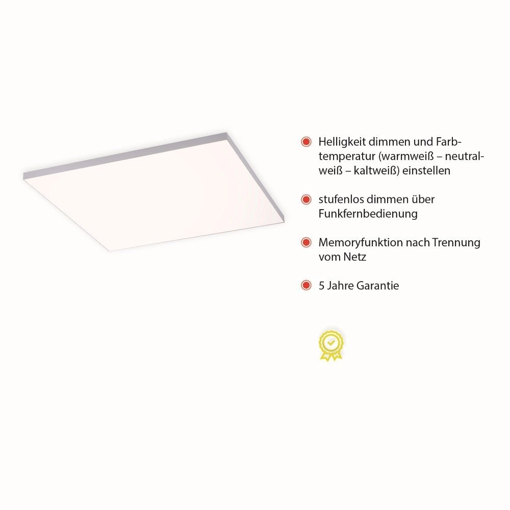 Led paneel Canvas 40w - 2700-5000K - 60cm wit Just Light 4043689967499