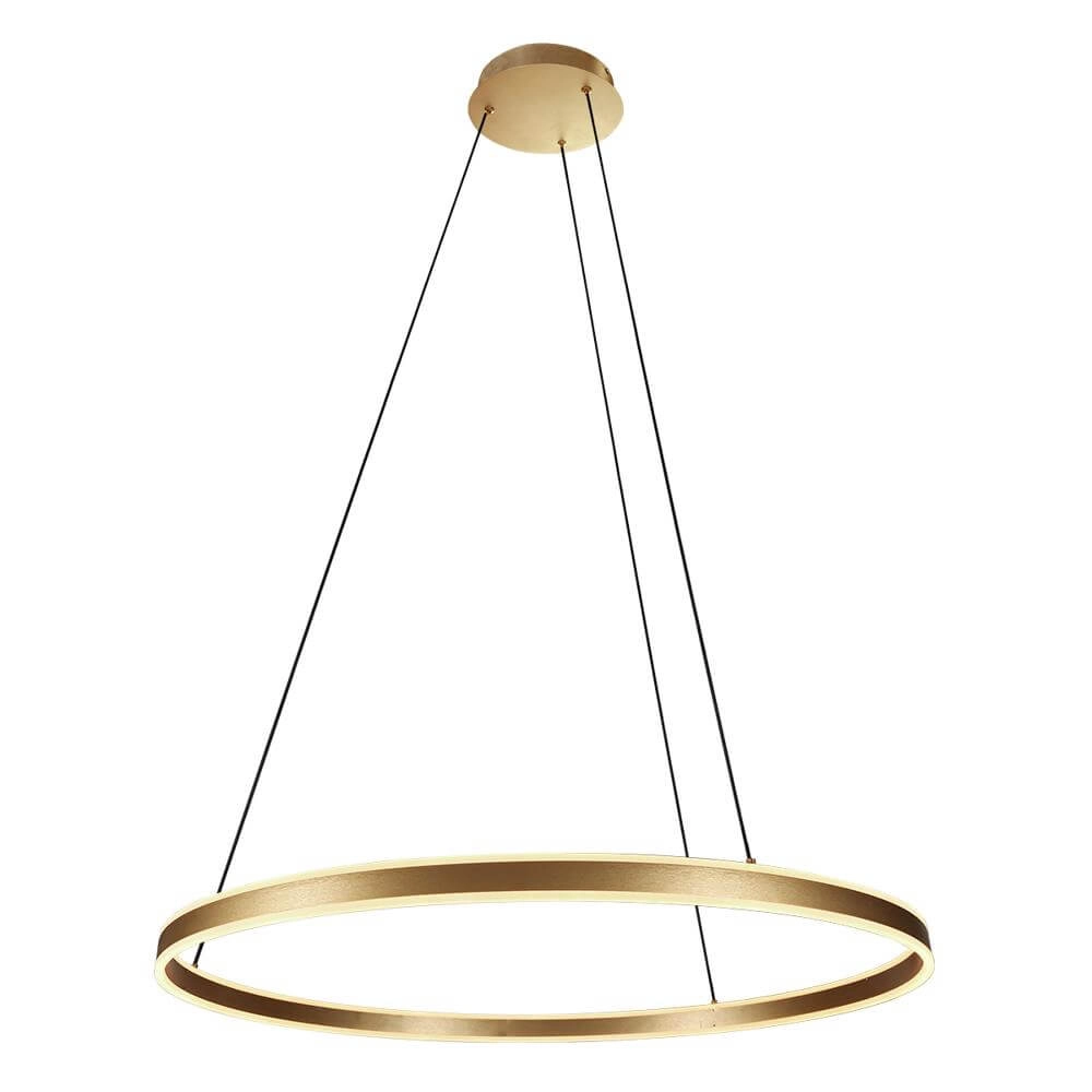 Design hanglamp Ringlux goud Ø 80cm Design hanglamp Ringlux goud Ø 80cm