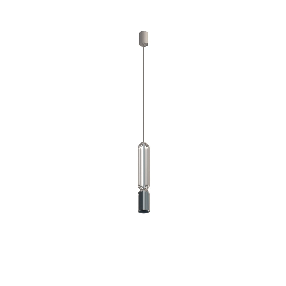 Hanglamp Singles 40,5cm umbra grijs en zand bruin
