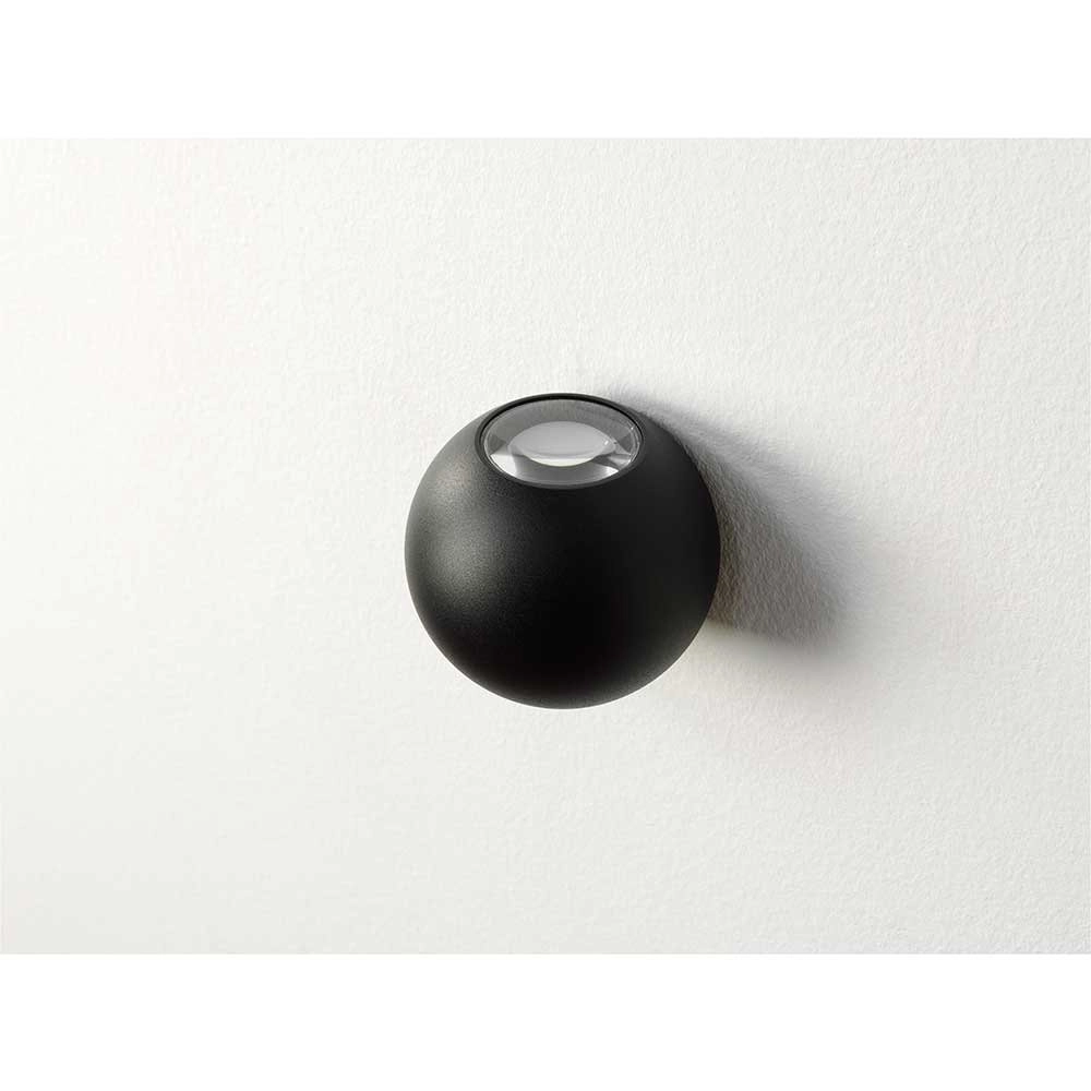 Buitenlamp up/down Denver rond - zwart Artdelight 8719831733453