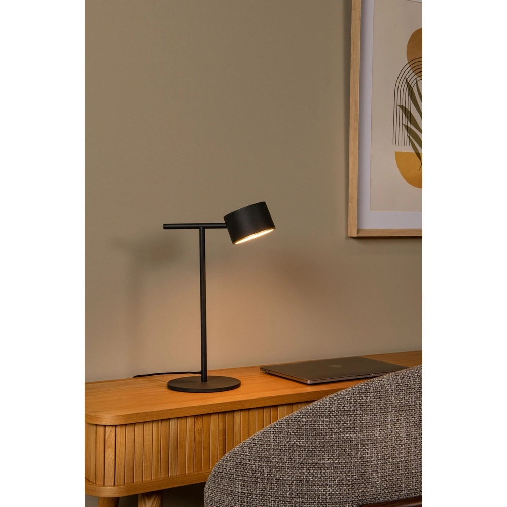 Tafellamp Gian zwart Lucide 5411212441980
