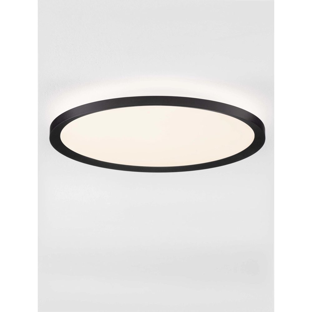 Plafonniere Aoton zwart Ø 40cm