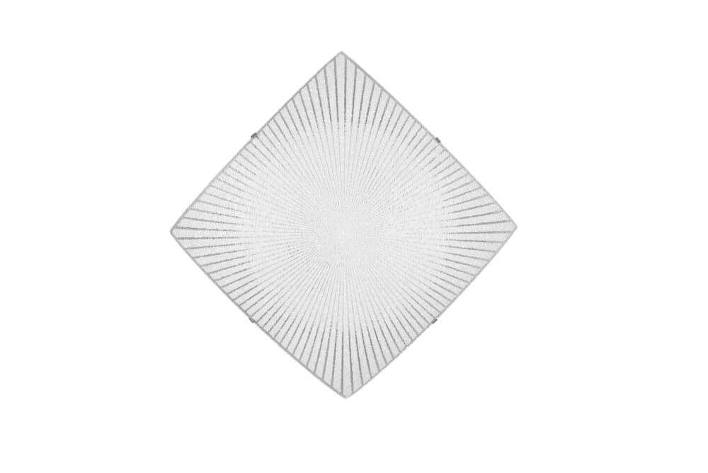 Glazen plafondlamp Elisa 40x40 cm Trio 4017807522051