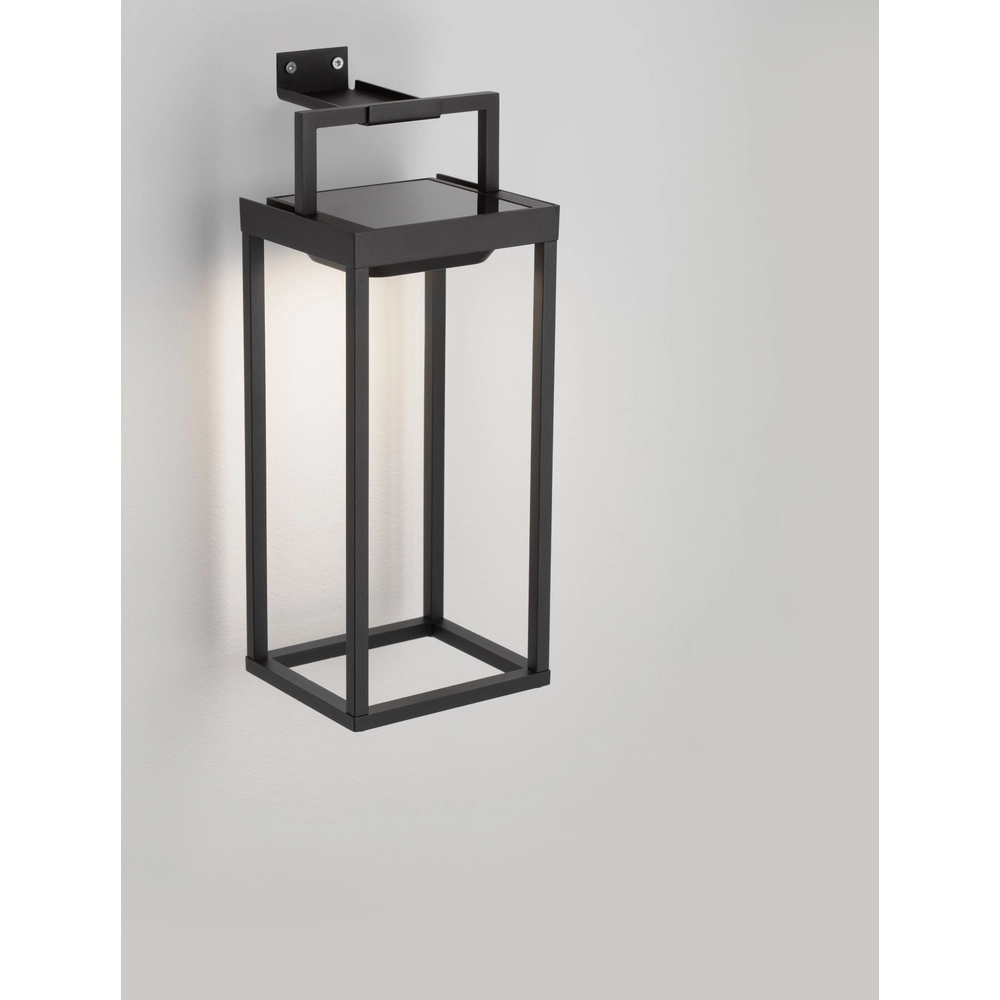 Strakke tafellamp Tegolo antraciet solar Lyora 5212017478832