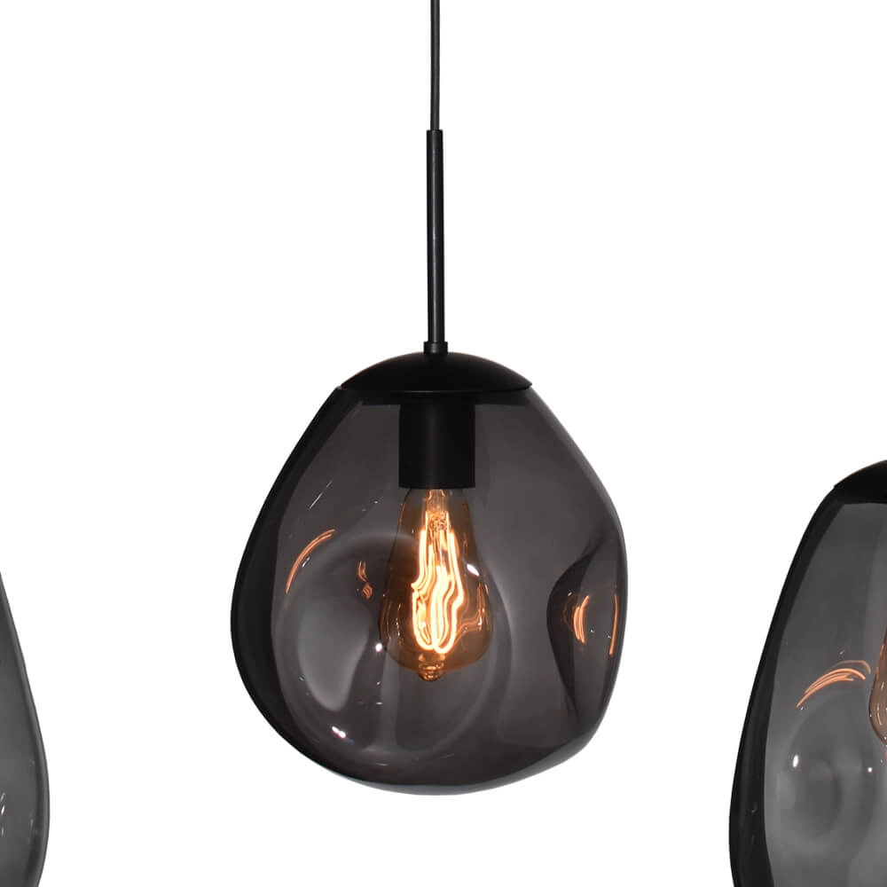 Hanglamp Lava Oval 4x smoke glas Masterlight 8718121290102