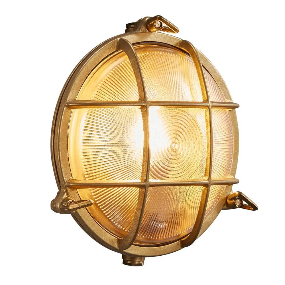 Klassieke wandlamp Polperro messing Klassieke wandlamp Polperro messing