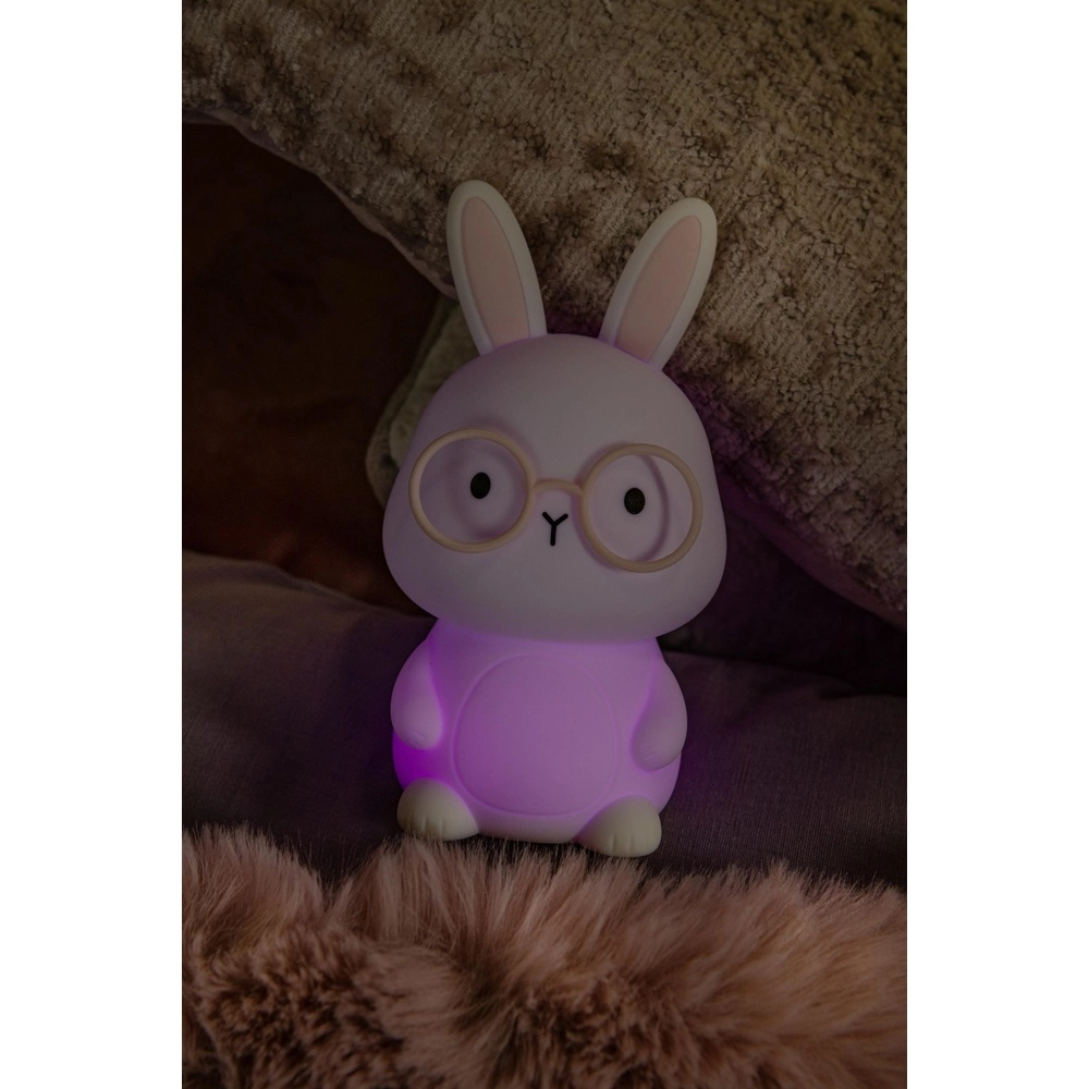 Kinderkamer nachtlampje Pincha Rabbit konijntje Lucide 5411212541376