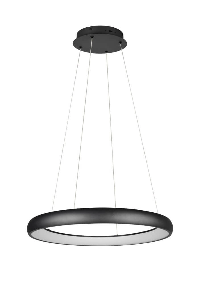 Led hanglamp Cardona zwart - Ø 75cm Trio 4017807613889