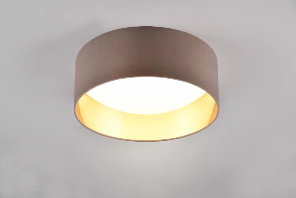 Plafondlamp Locarno taupe Trio 4017807574388