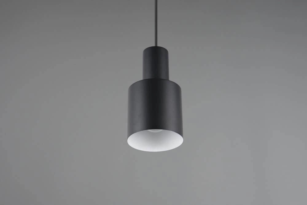 Zwarte pendel Agudo Ø 12cm Trio 4017807613773