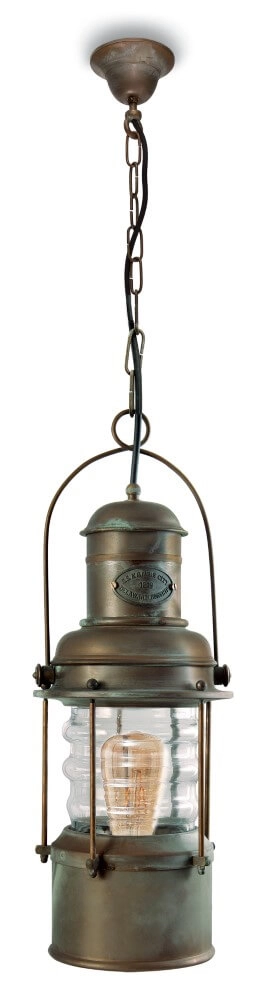 Landelijke hanglamp Cortez M - ketting