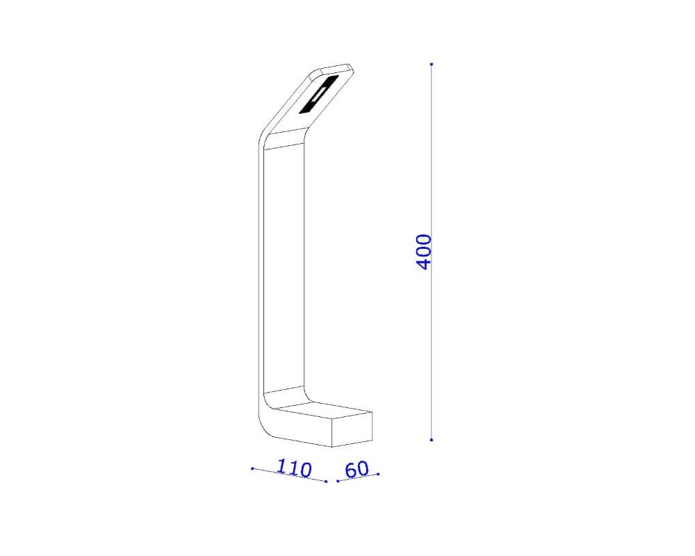 Exclusieve buitenverlichting Koloa 40cm Artdelight 8719831730001