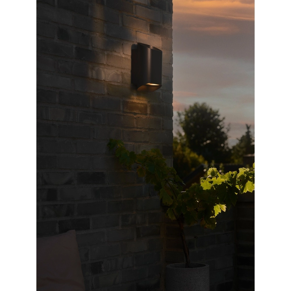 Strakke buitenlamp Nico 22 Round Maxi  up & down