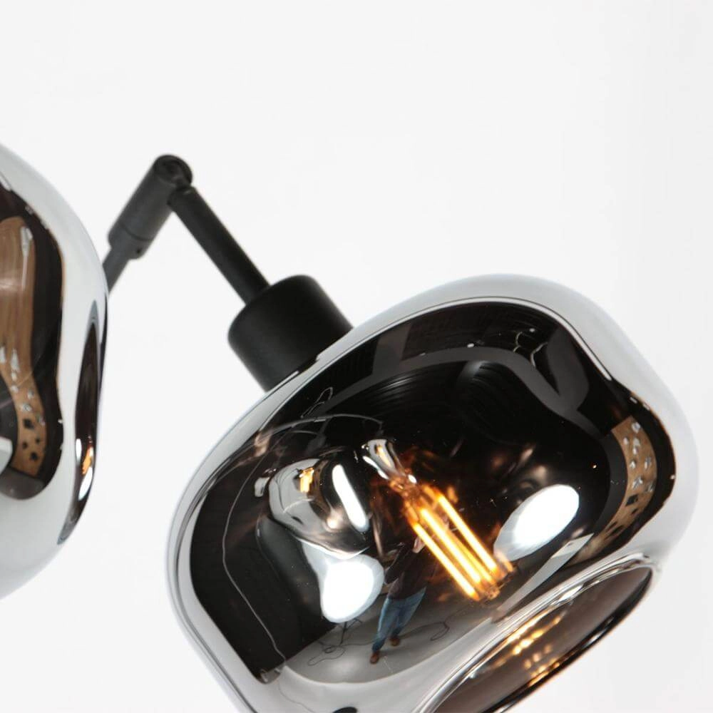 Zwarte vloerlamp Tenebris 5-lichts Steinhauer 8712746178166