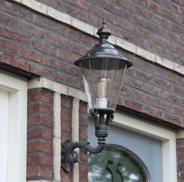 Wandlamp nostalgische stijl Enkhuizen zwart KS Verlichting 8714732130646