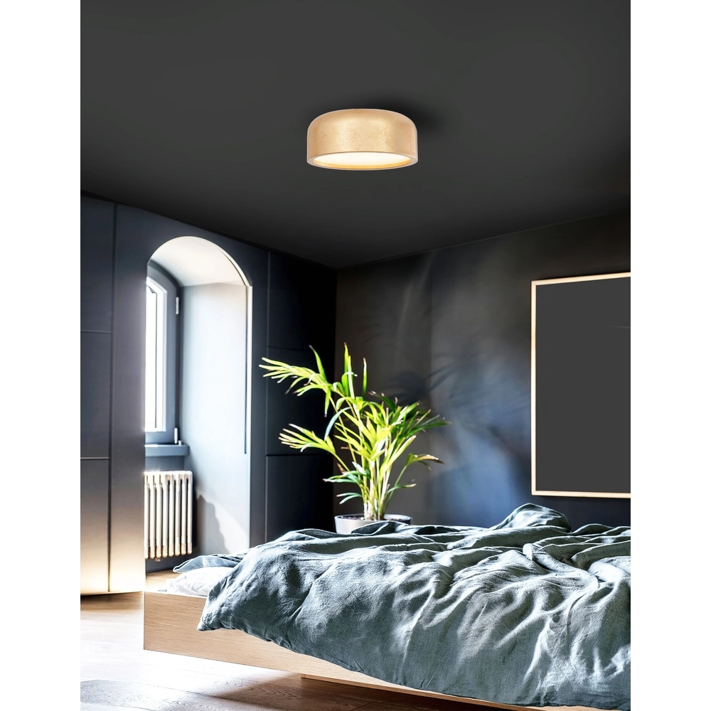 Design plafondlamp Perleto goud Ø 35cm Design plafondlamp Perleto goud Ø 35cm