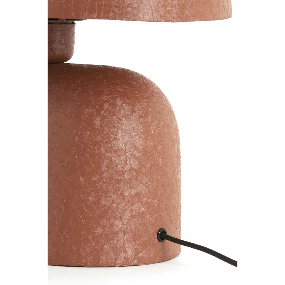Schemerlamp Todd ovaal - mat donker oranje Light & Living 8717807818913