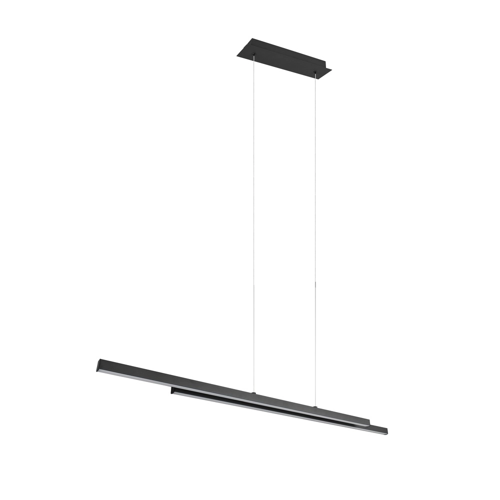 Hanglamp Odio zwart Trio 4017807612523