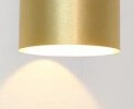 Led wandspot Brody2 Up - Down 2-lichts goud Artdelight 8719831736539