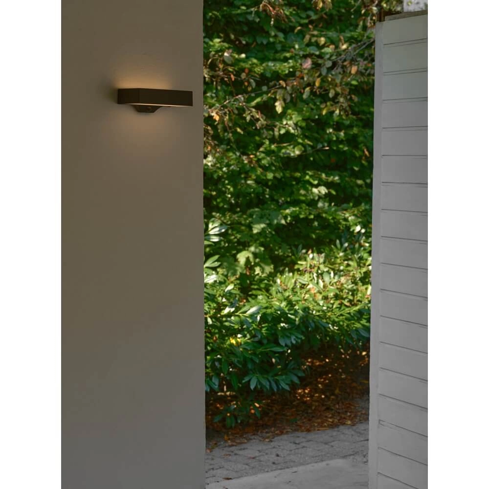Solar wandlamp Monay zwart rechthoek Nordlux 5704924023538