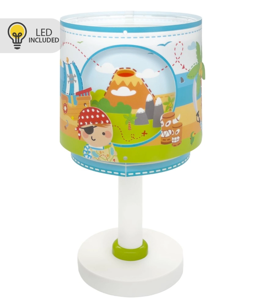 Tafellampje Pirate Island blauw Dalber 8420406002286