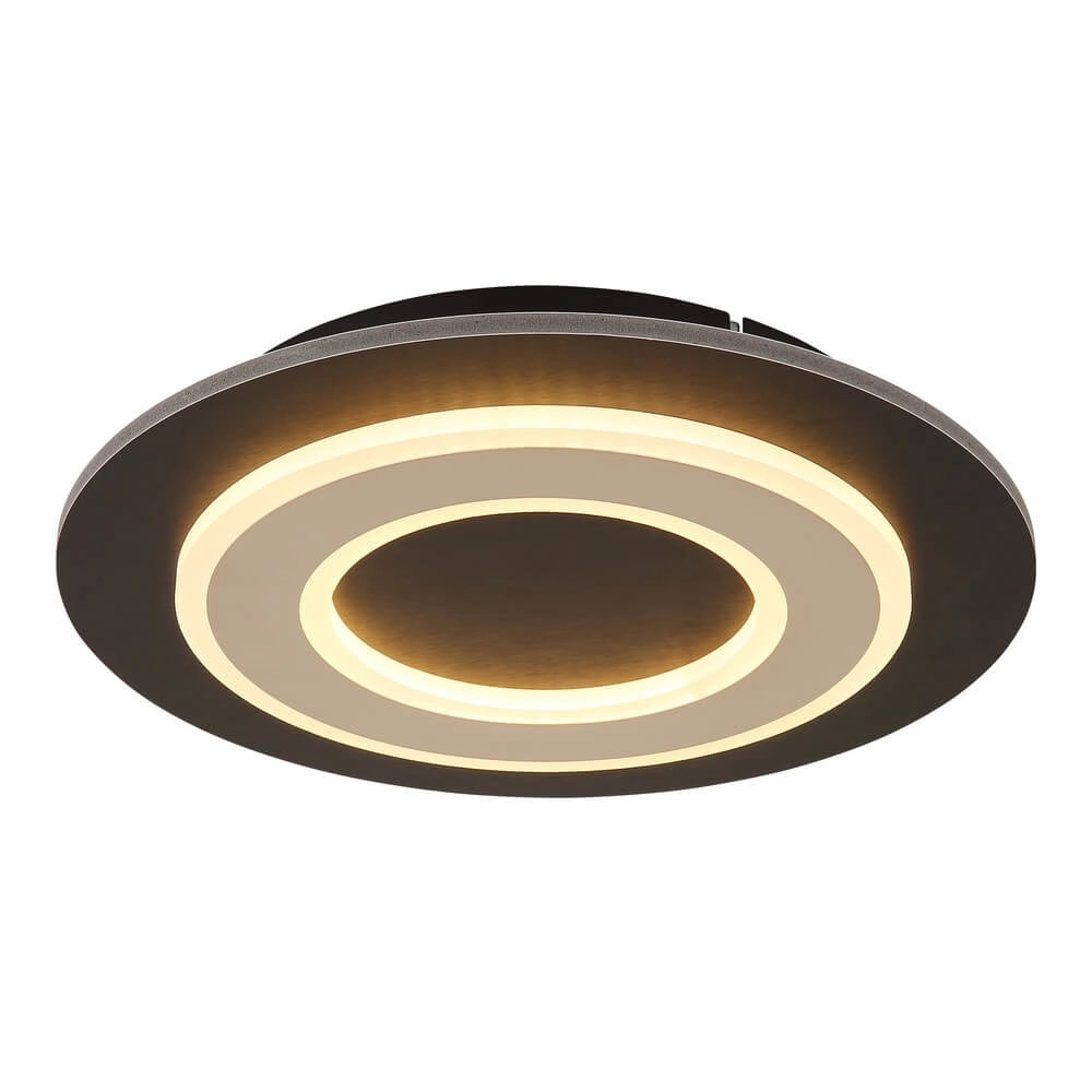 Plafondlamp Jayden Ø 32cm zwart