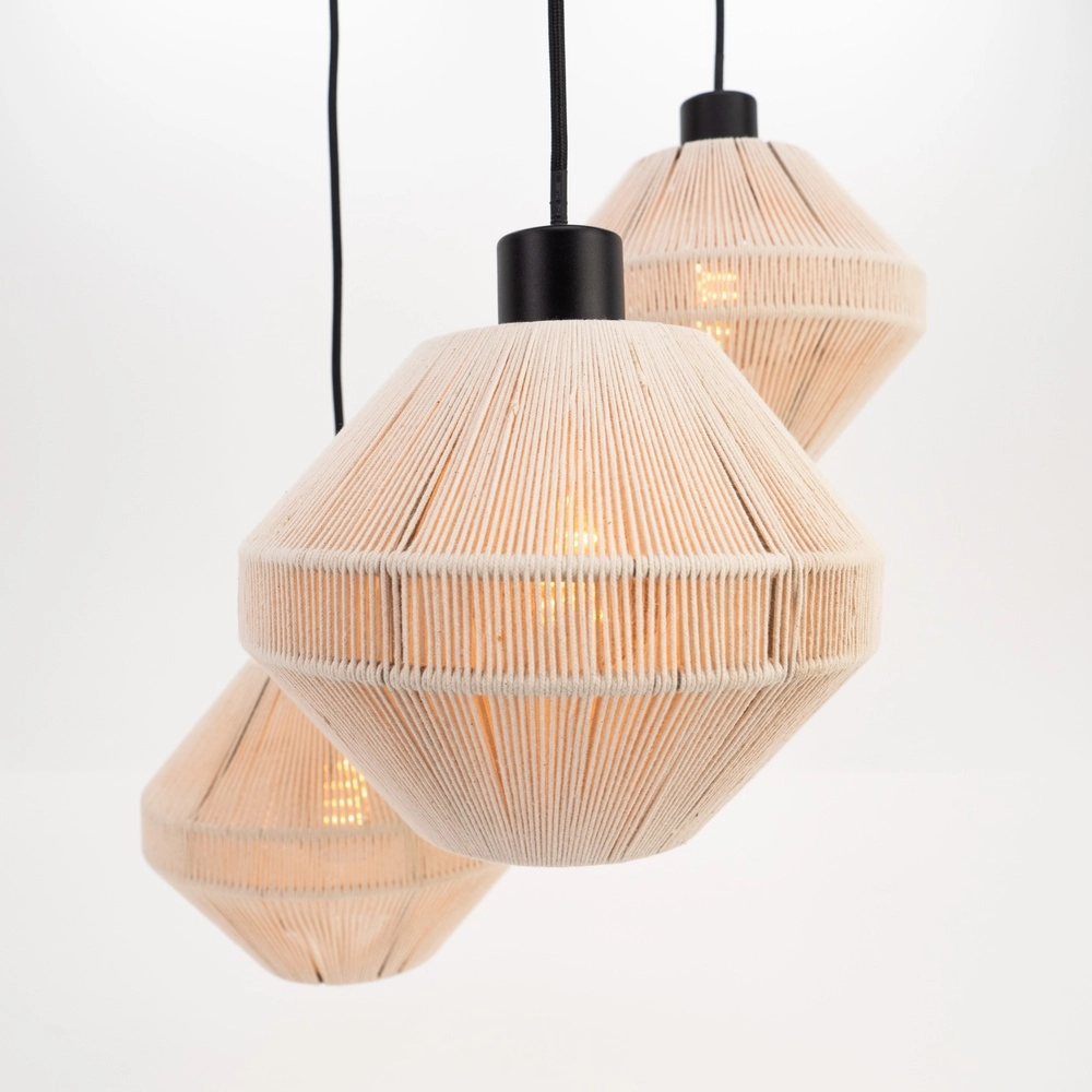 Touw hanglamp Midsumer 3x Ø 22cm Eglo 9002759440015