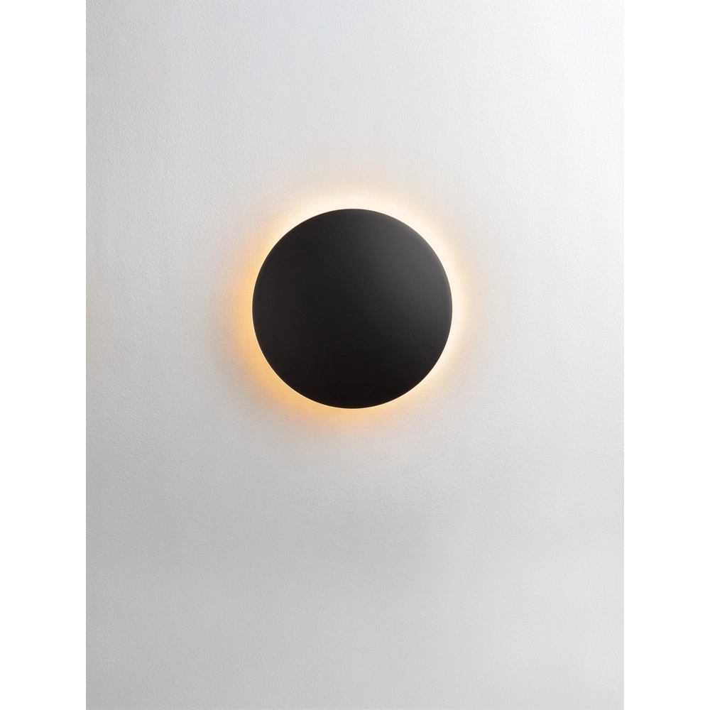 Ronde wandlamp Copper zwart Ø 18cm Lyora 5212017447340