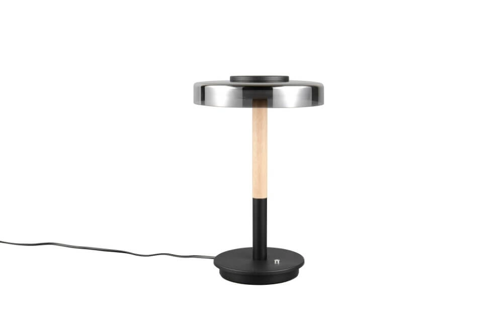 Led tafellamp Celeste smoke glas Trio 4017807616873