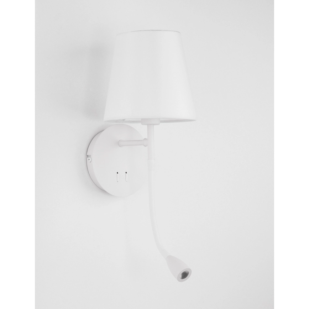 Bedlampje Nia wit Lyora 5212017427113