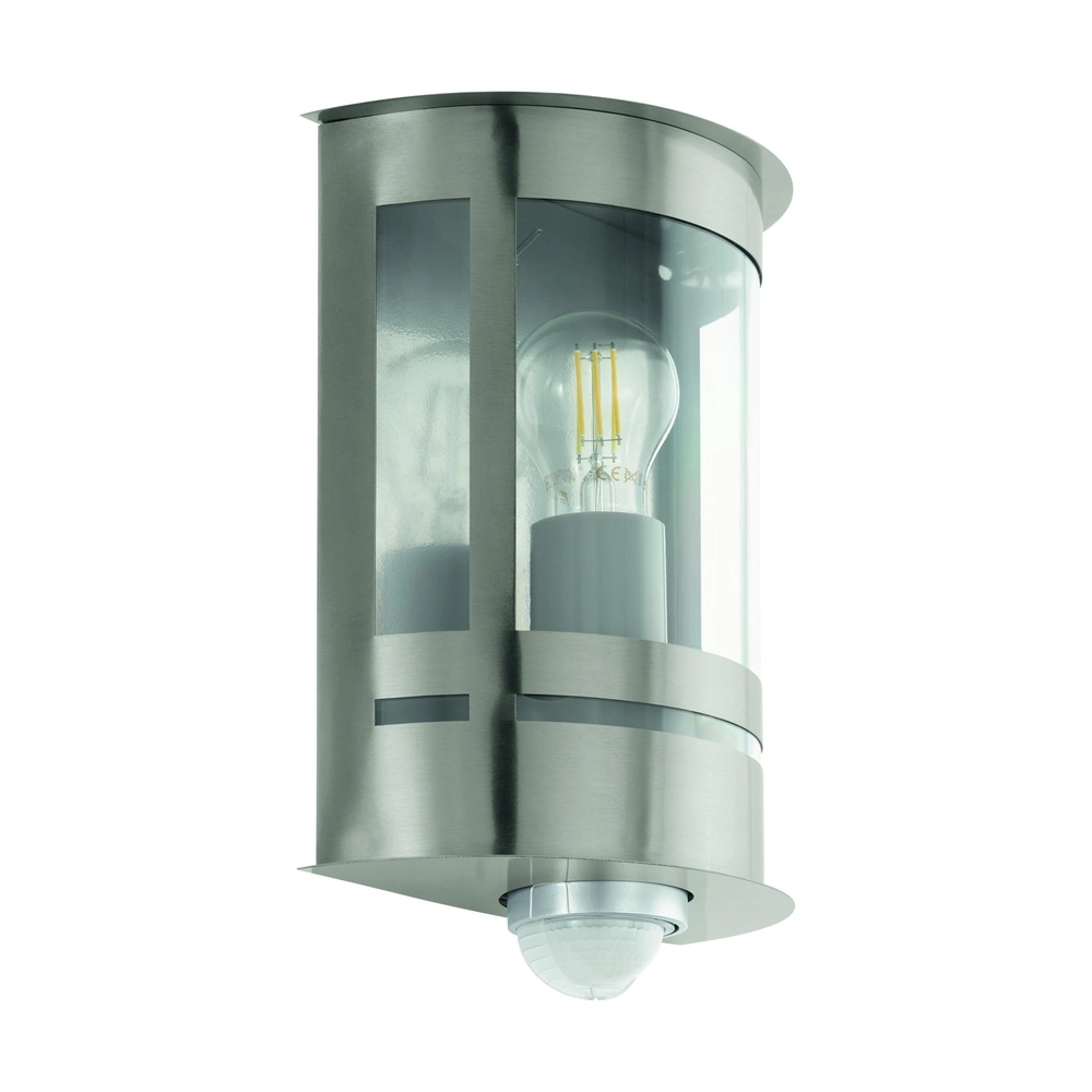 Wandlamp Tribano rvs met sensor