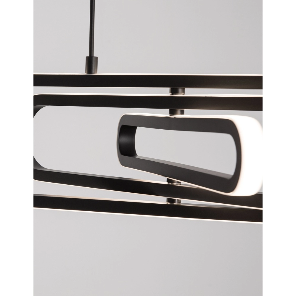 Design hanglamp Arte zwart ovaal Lyora 5212017426000