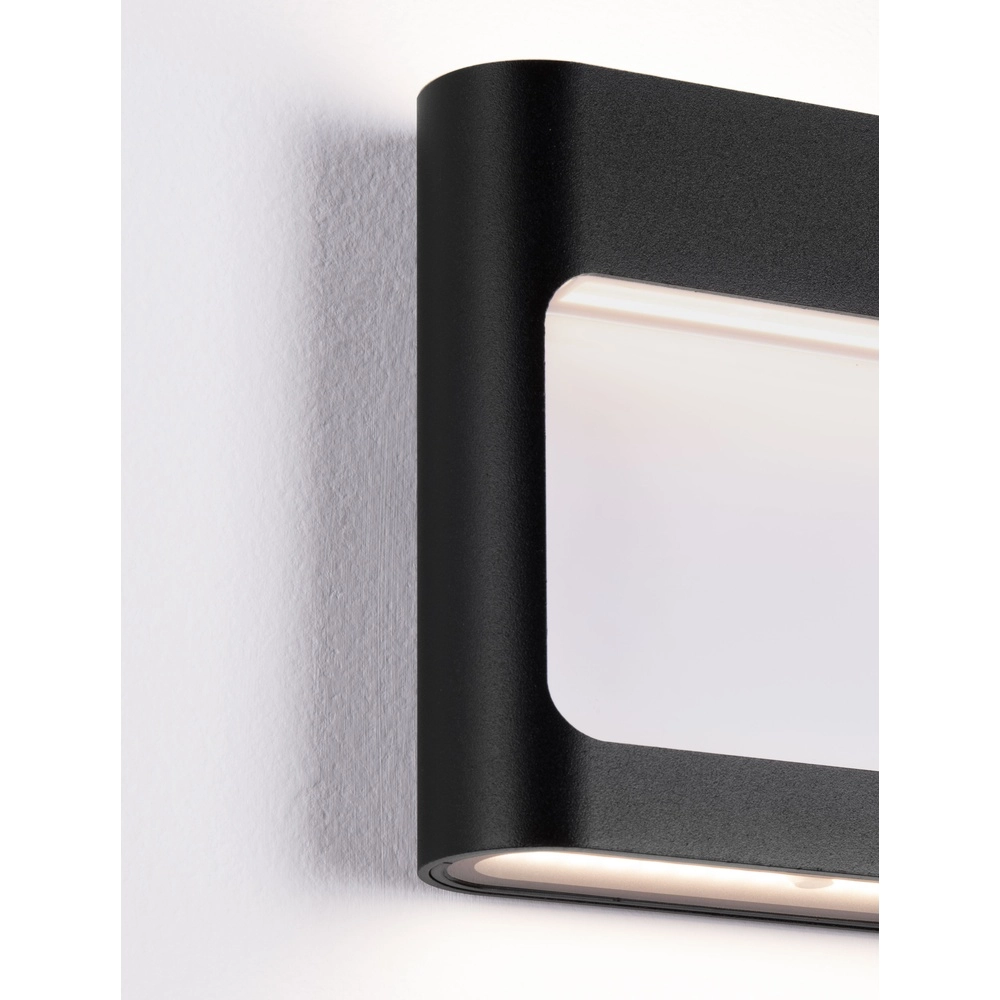 Black wall lamp Tall up and down Lyora 5212017453488