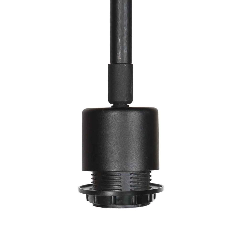 Zwarte wandlamp Bloeba met kurk kap Ø40cm Steinhauer 8712746180510