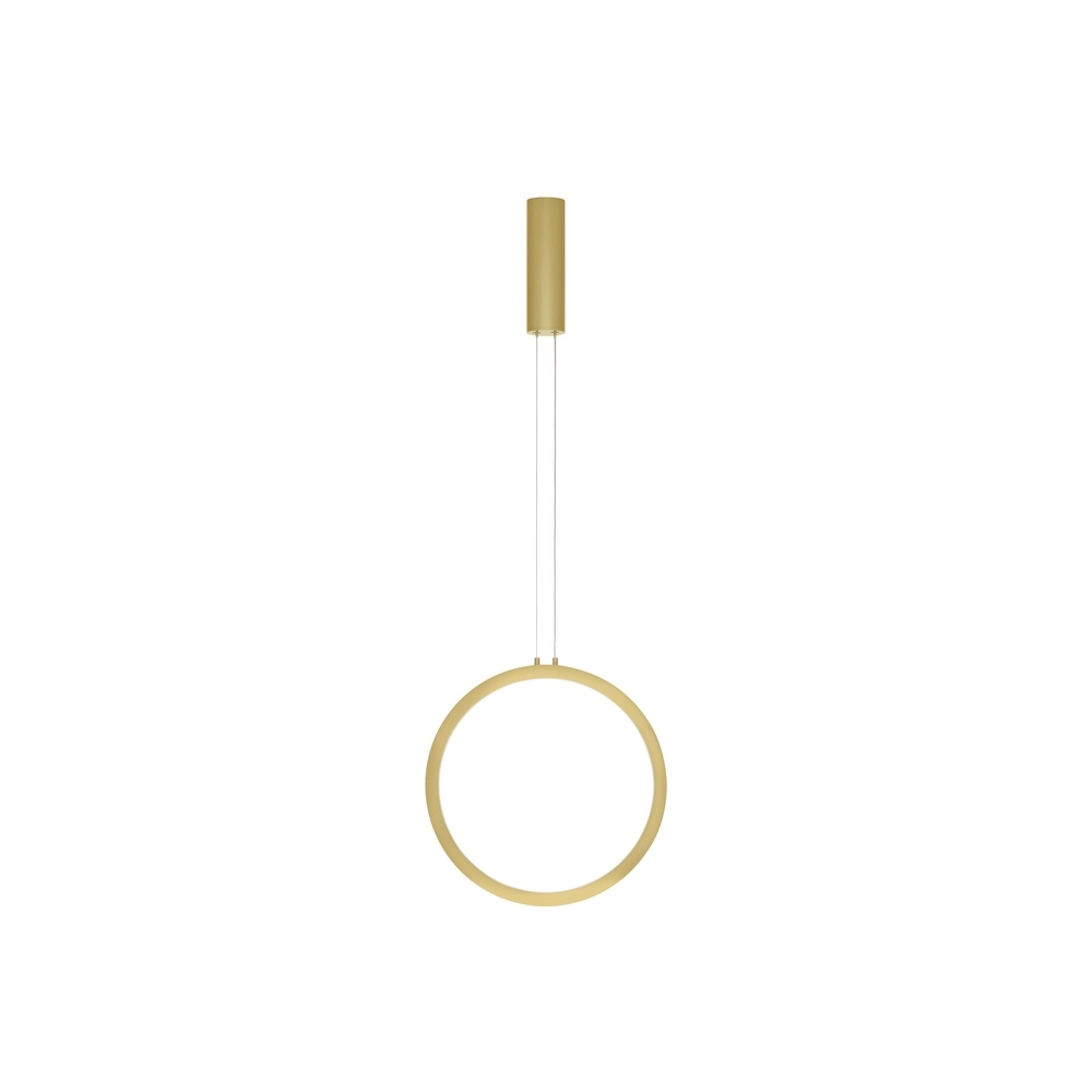 Ronde hanglamp Change Ø 39,5cm goud Lyora 5212017437280