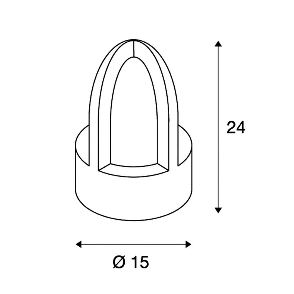 Roestige terraslamp Rusty Cone SLV 4024163110846