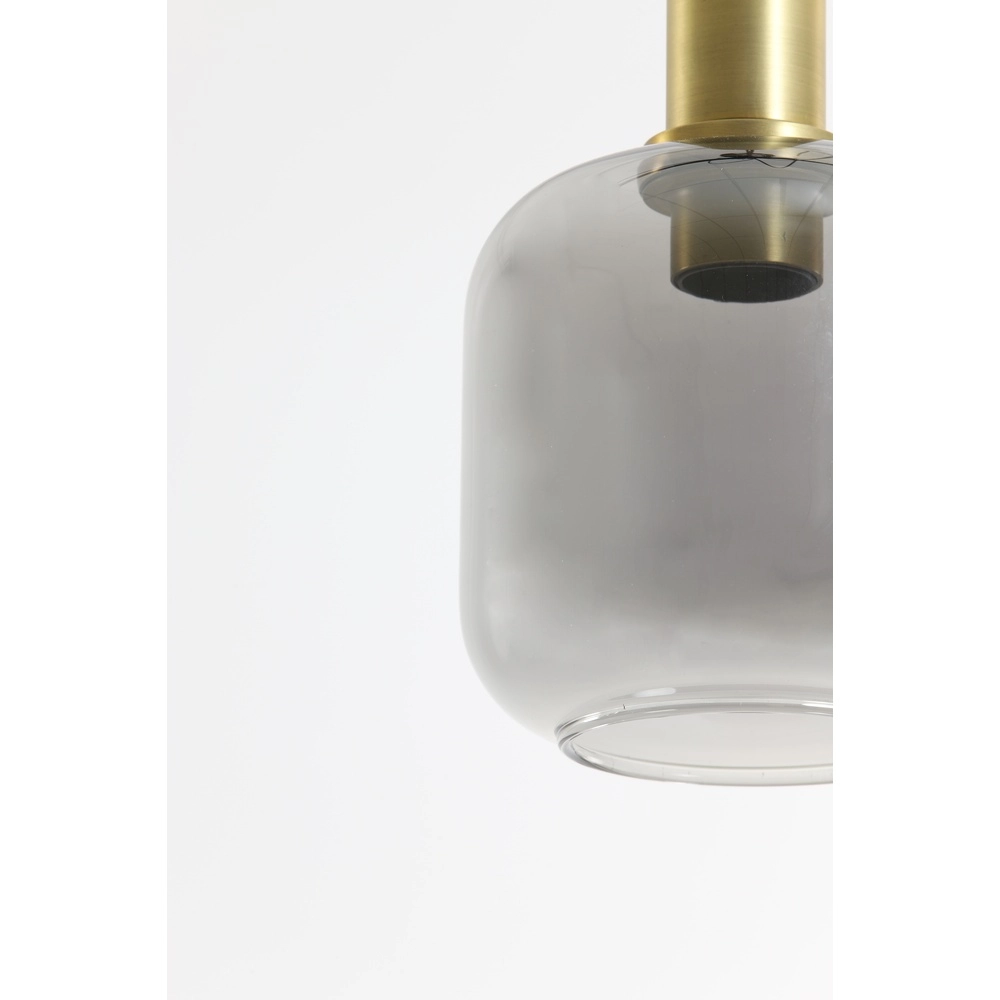 Smoke glazen hanglamp Lekar Ø 21cm - 1x E27 Light & Living 8717807610975
