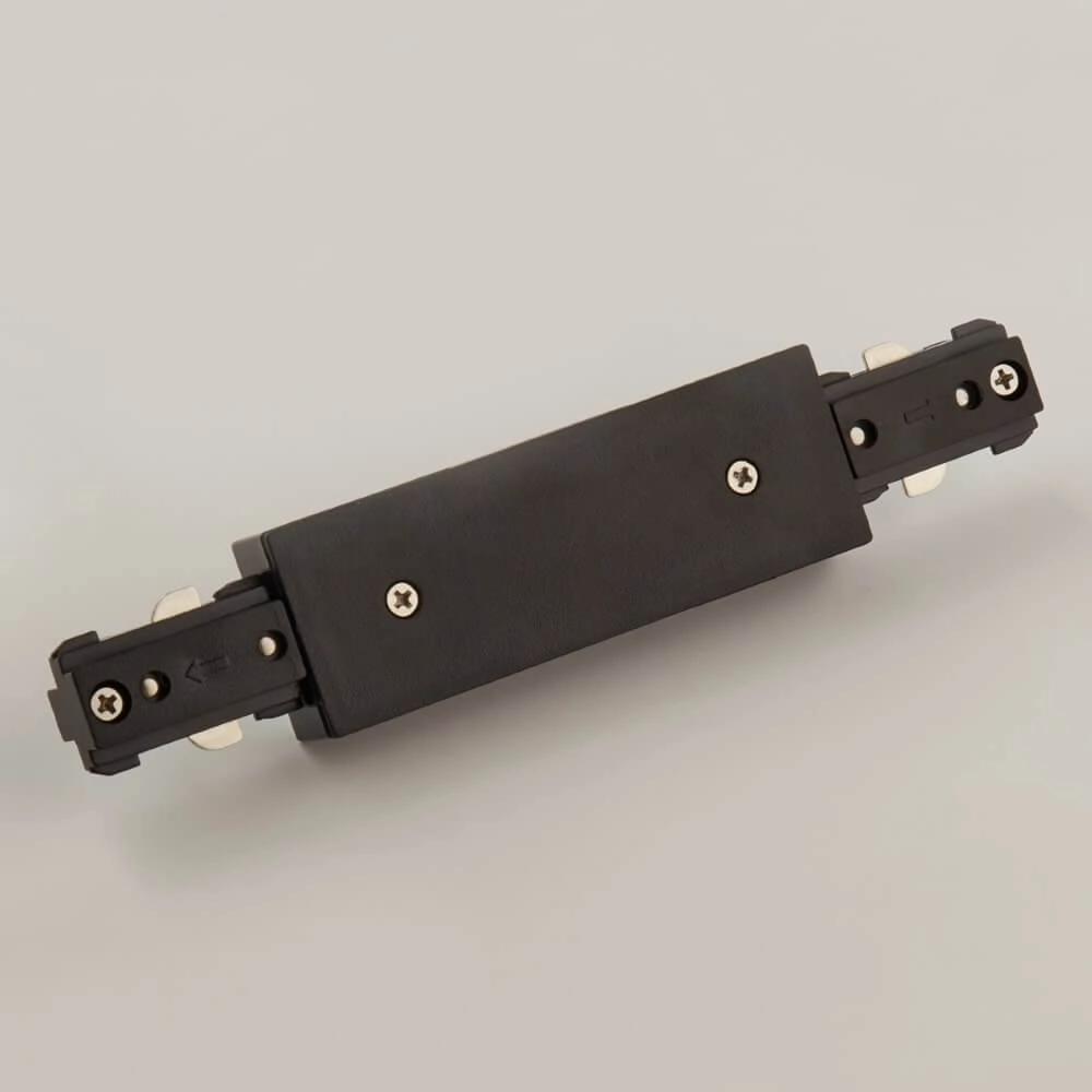 Connector recht TraQ zwart Lyora