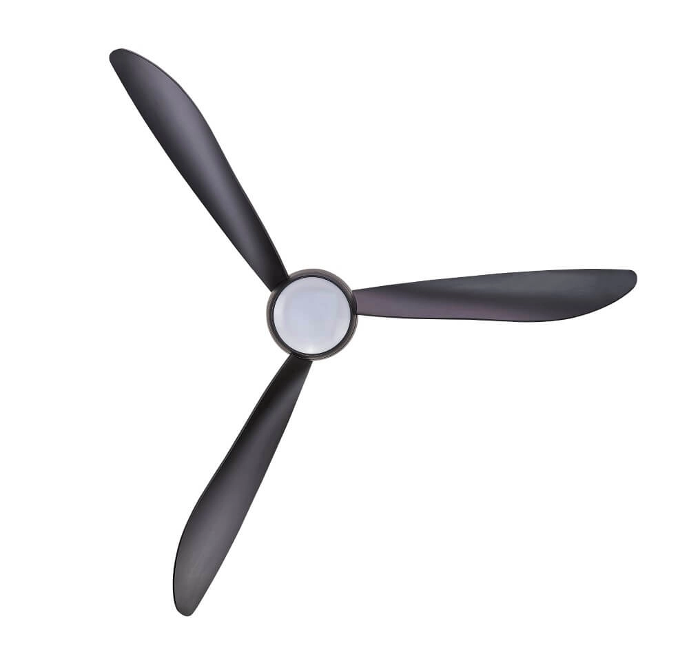 Stille plafondventilator Airfusion Nordic Ø 143cm zwart Beacon 9333509134251
