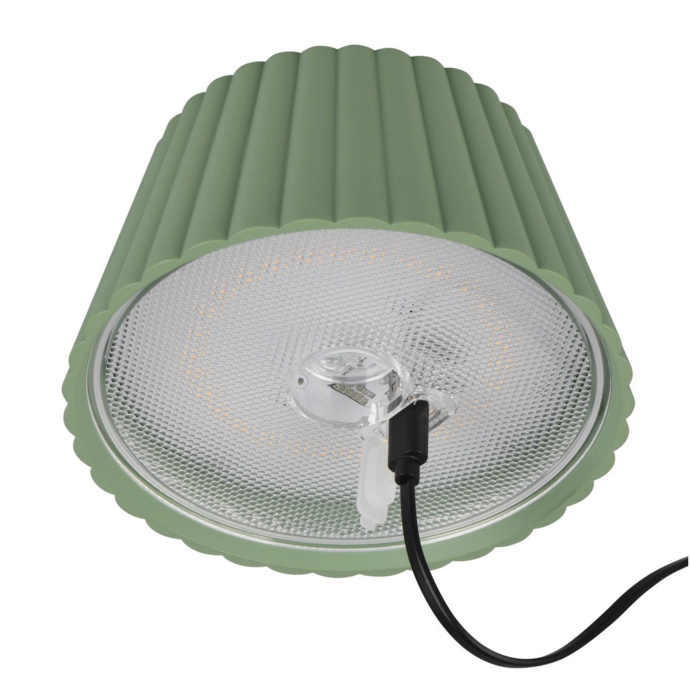 Vloerlamp Suarez pistache groen Trio 4017807601763