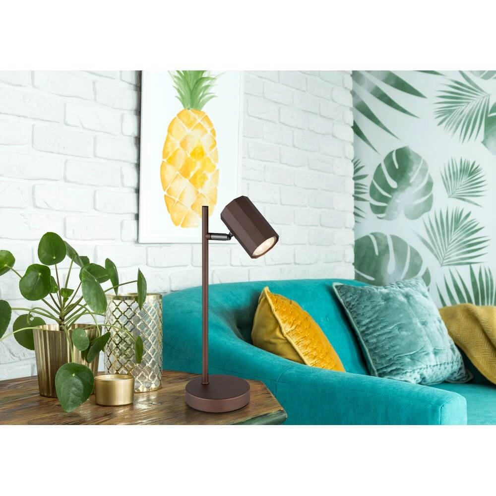 Bronzen tafellamp James enkel Globo 9007371453894