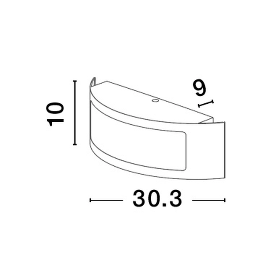 Design wandlamp Zenith grijs Lyora 5212017435538